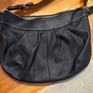 Coach black shoulder bag